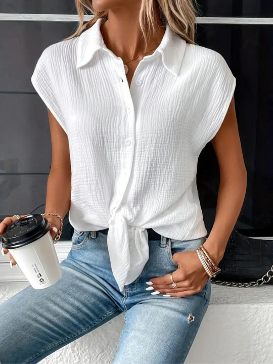Adelheid | Schicke ärmellose Bluse für Damen