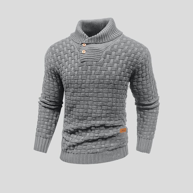 Aderich | Klassischer Halbhals-Pullover für Herren