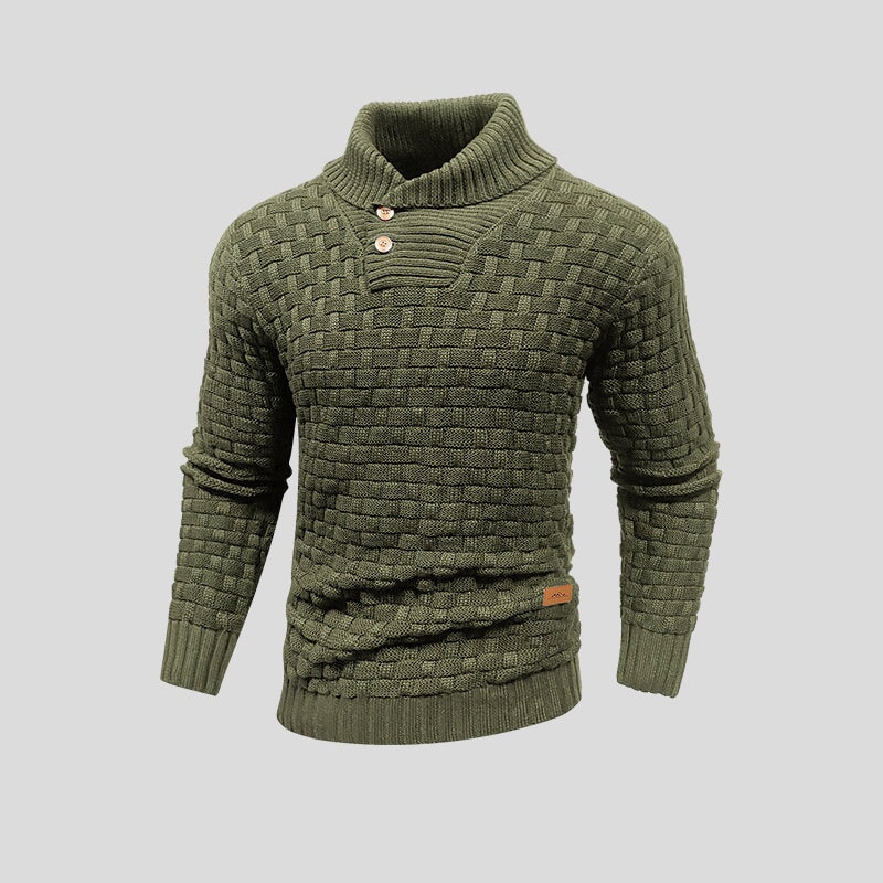 Aderich | Klassischer Halbhals-Pullover für Herren