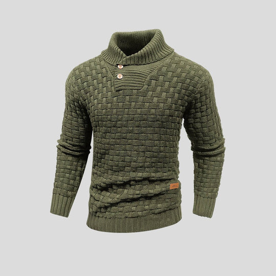 Aderich | Klassischer Halbhals-Pullover für Herren