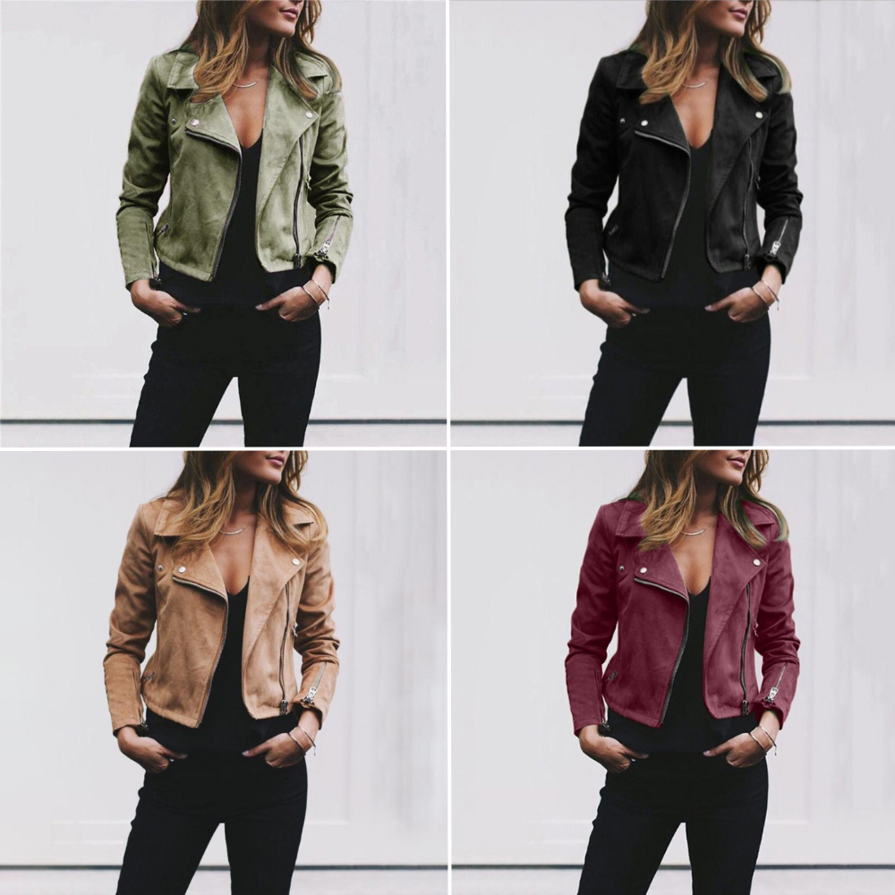 Agathe | Damen Wildlederjacke