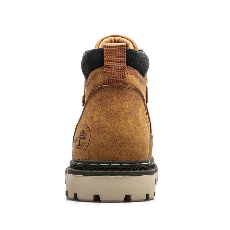 Agatho | Robuste PU-Lederstiefel für Herren