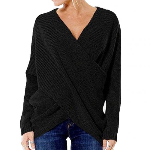 Alana | Trendiger Pullover mit Kreuzdetail für Damen