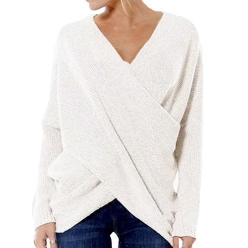 Alana | Trendiger Pullover mit Kreuzdetail für Damen