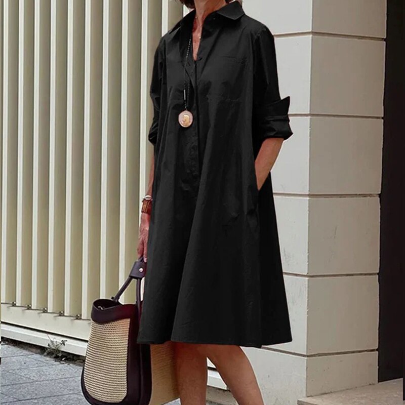 Albina | Lässiges entspanntes Kleid für Damen
