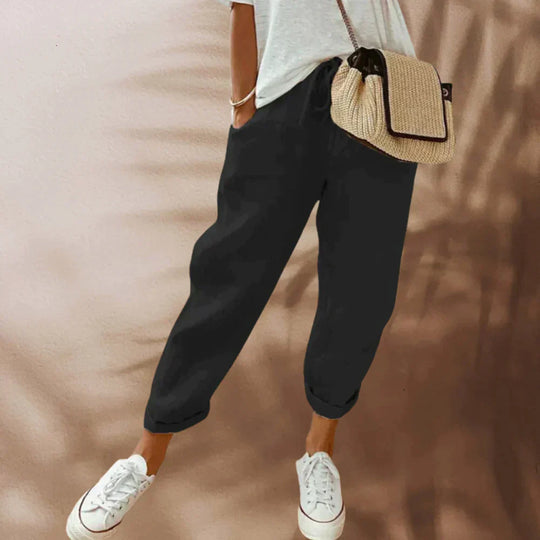 Aldira | Locker geschnittene Hose für Damen
