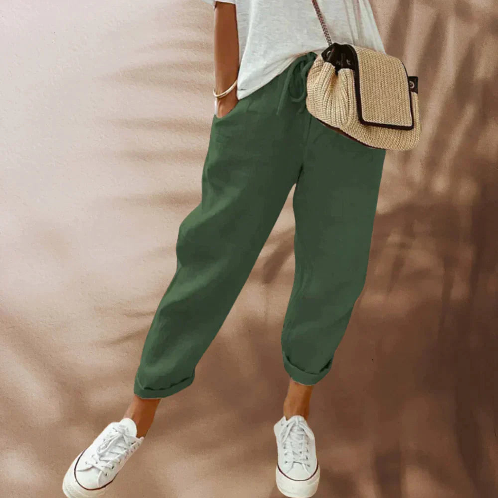 Aldira | Locker geschnittene Hose für Damen