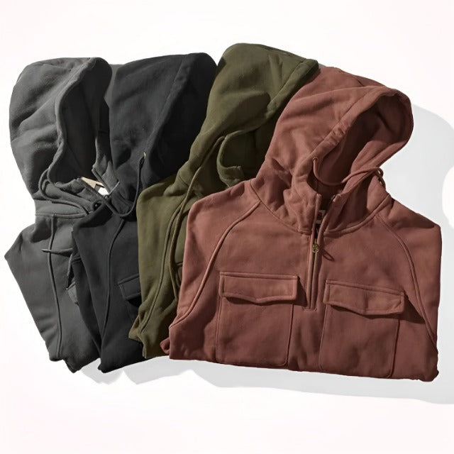 Alex | Trendiger Zip-Up-Hoodie für Herren