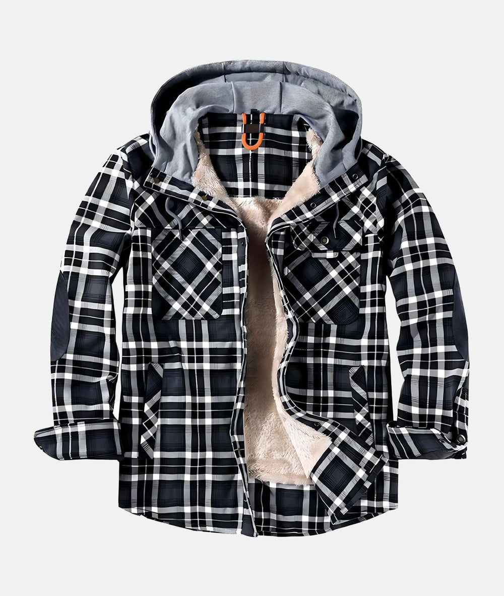 Alexander | Warme karierte Flanelljacke für Herren