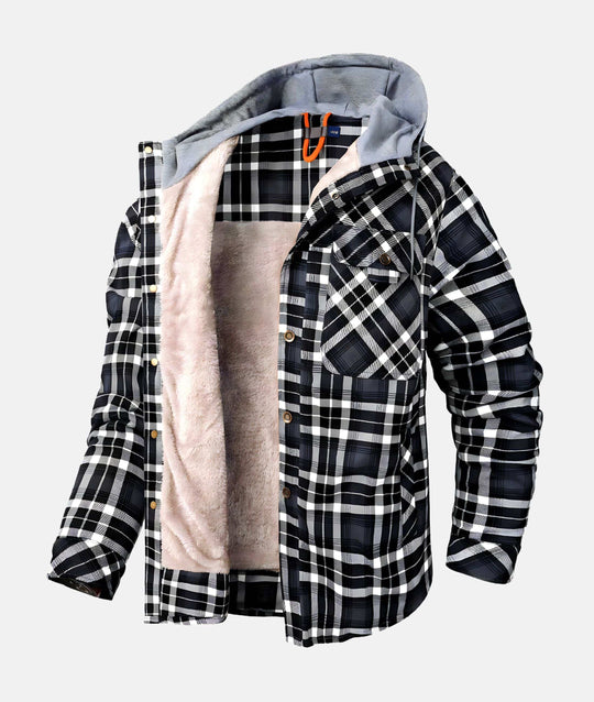 Alexander | Warme karierte Flanelljacke für Herren