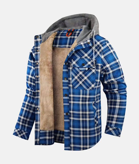 Alexander | Warme karierte Flanelljacke für Herren