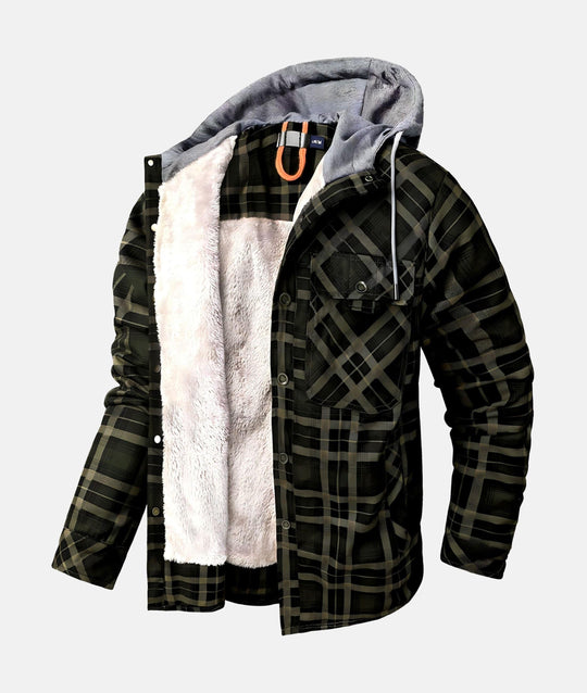 Alexander | Warme karierte Flanelljacke für Herren