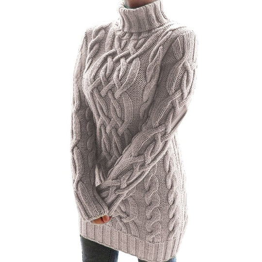 Alexandrina | Gemütlicher langer Pullover für Damen