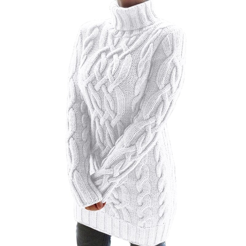 Alexandrina | Gemütlicher langer Pullover für Damen