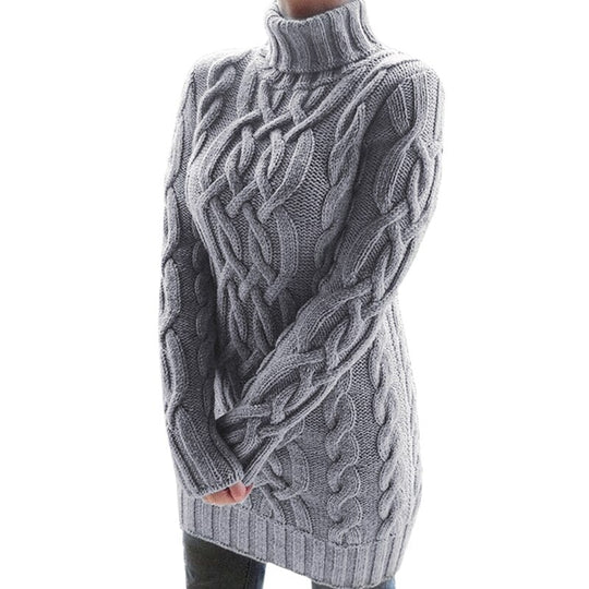 Alexandrina | Gemütlicher langer Pullover für Damen