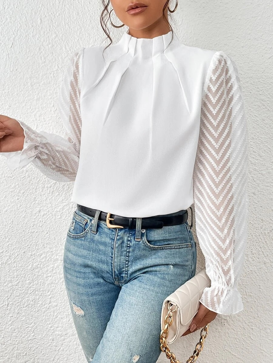 Alisha | Stilvolle bedruckte Bluse für Damen