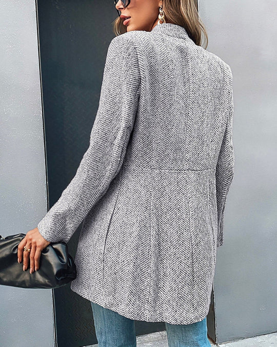 Alisia | Eleganter Langer Blazer für Damen