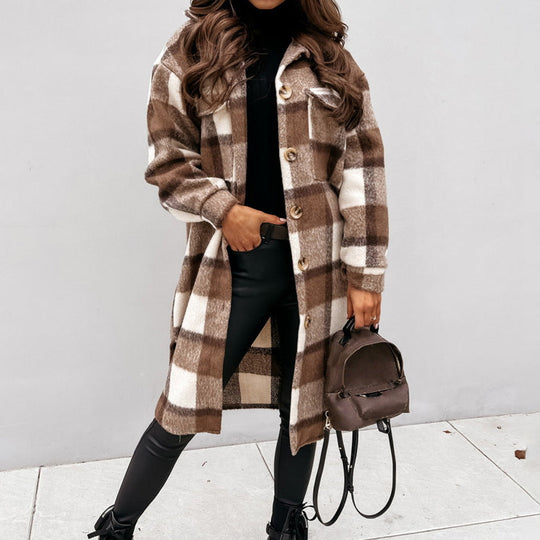 Alison | Eleganter Wollmantel für Damen
