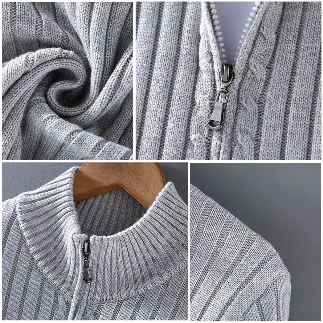 Alper | Elegante Knopf-Cardigan für Herren