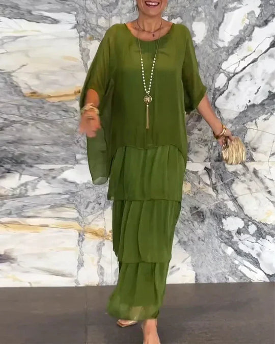 Alva | Anmutiges Chiffonkleid für Damen