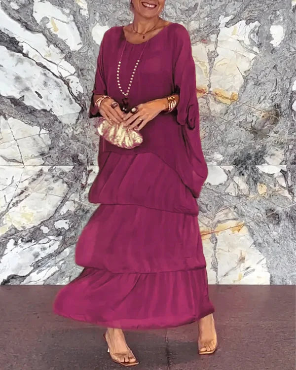 Alva | Anmutiges Chiffonkleid für Damen