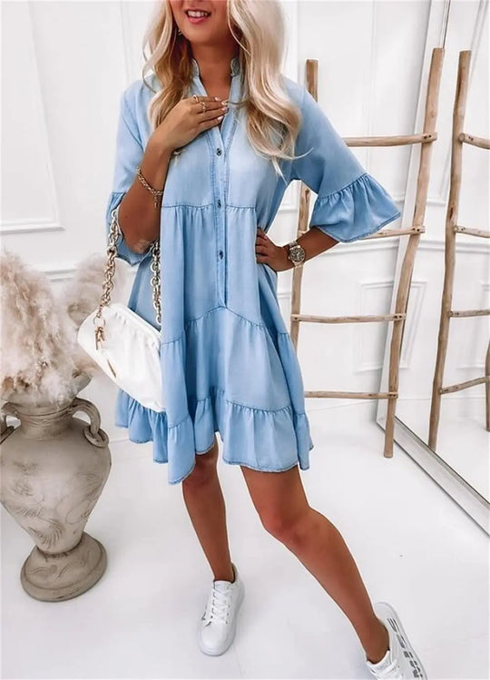 Anabel | Modisches Denim-Kleid für Damen
