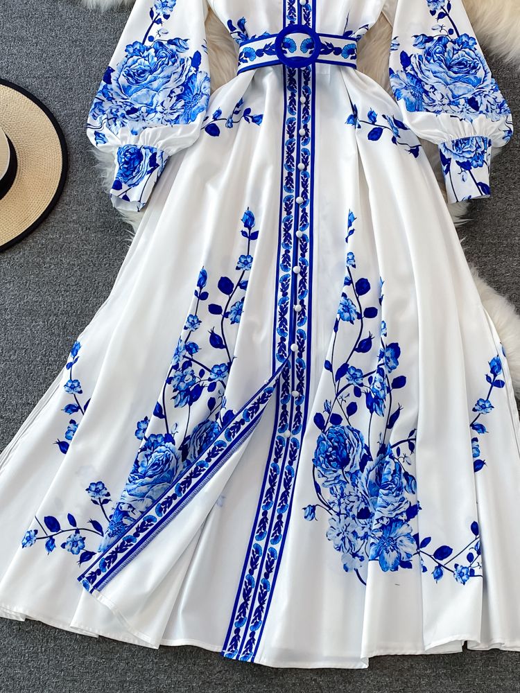 Anabelle | Anmutiges Langarm-Kleid für Damen