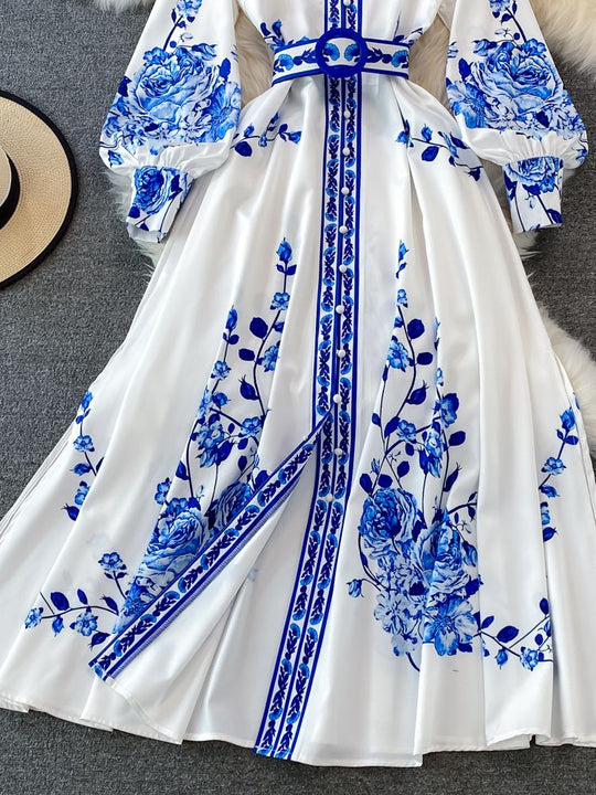 Anabelle | Anmutiges Langarm-Kleid für Damen