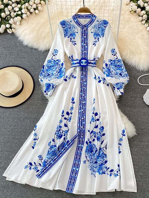 Anabelle | Anmutiges Langarm-Kleid für Damen