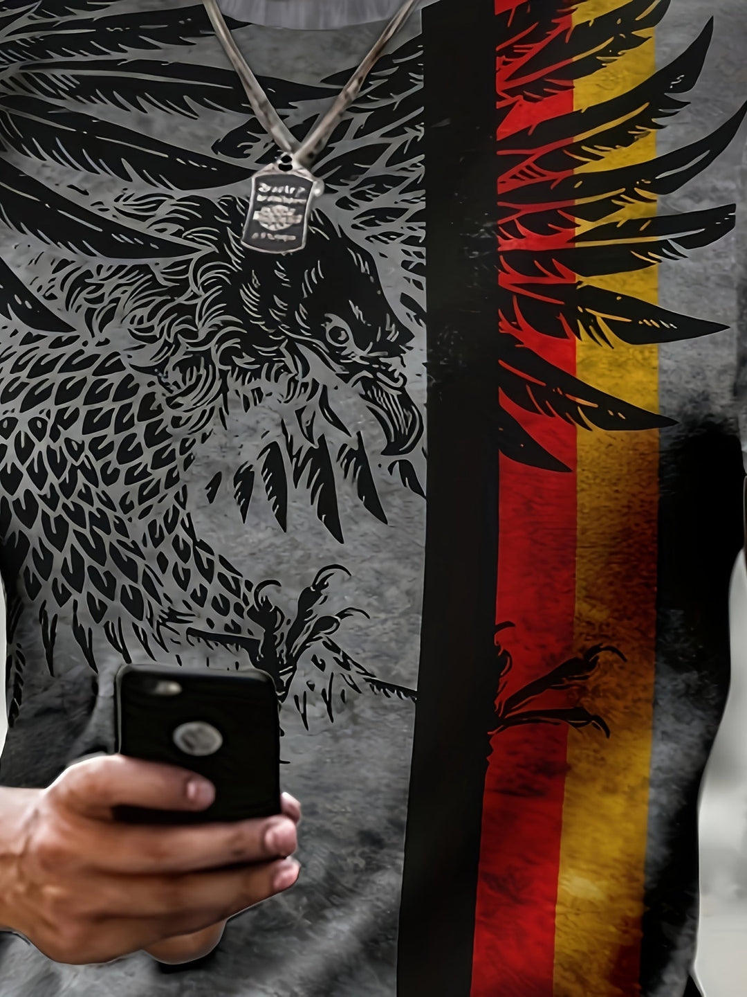 Anfrit | Retro Fußballtrikot mit Flaggenmotiv für Herren