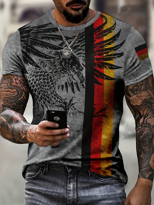 Anfrit | Retro Fußballtrikot mit Flaggenmotiv für Herren