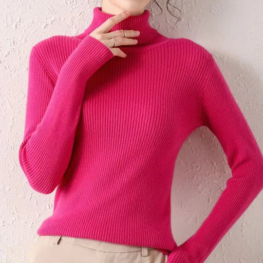 Angela | Bequemer Rollkragenpullover für Damen