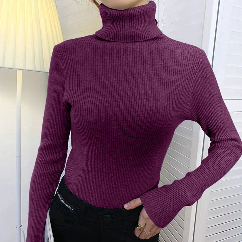 Angela | Bequemer Rollkragenpullover für Damen