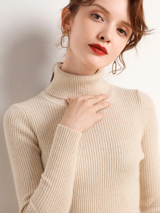 Angela | Bequemer Rollkragenpullover für Damen