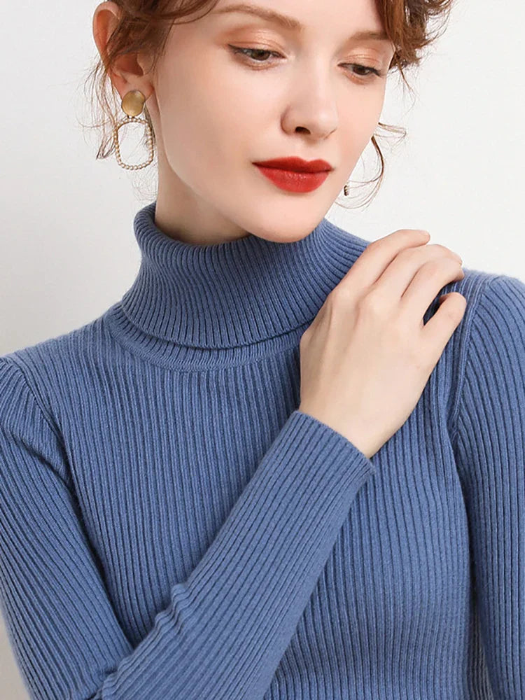 Angela | Bequemer Rollkragenpullover für Damen