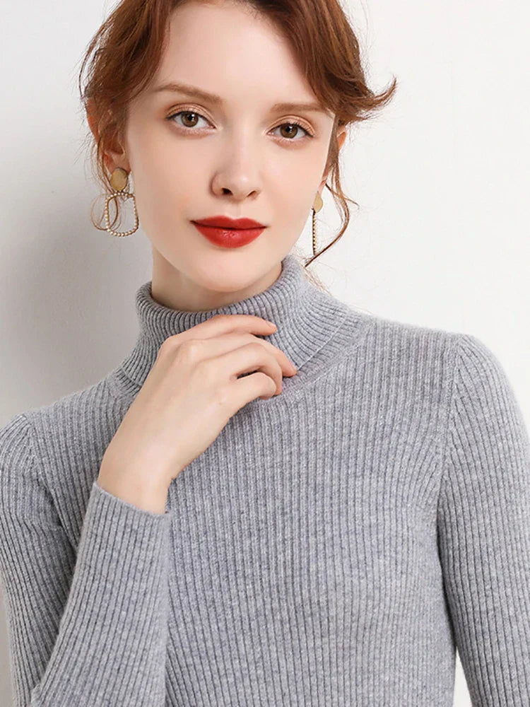 Angela | Bequemer Rollkragenpullover für Damen
