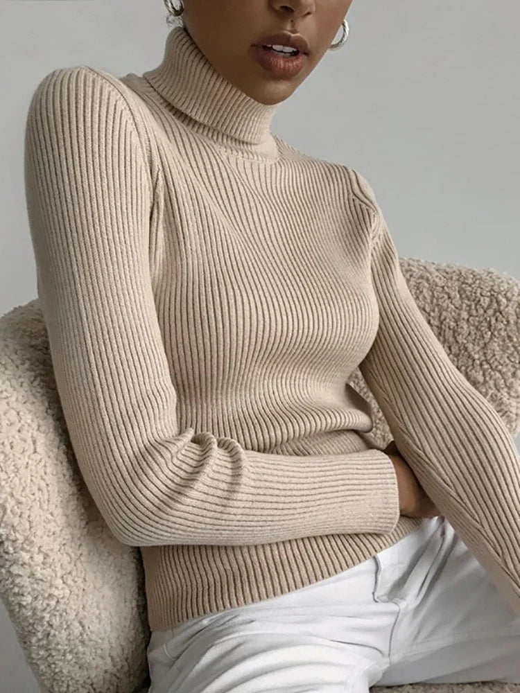Angela | Bequemer Rollkragenpullover für Damen