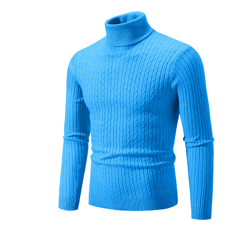 Anicho | Klassischer Rollkragenpullover für Herren
