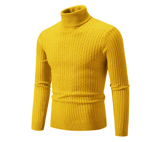 Anicho | Klassischer Rollkragenpullover für Herren