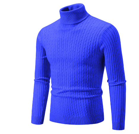 Anicho | Klassischer Rollkragenpullover für Herren