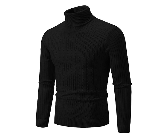 Anicho | Klassischer Rollkragenpullover für Herren