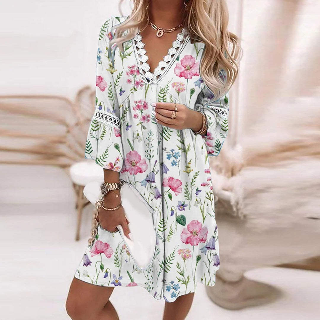Annika | Elegantes Blumenkleid für Damen