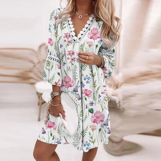 Annika | Elegantes Blumenkleid für Damen