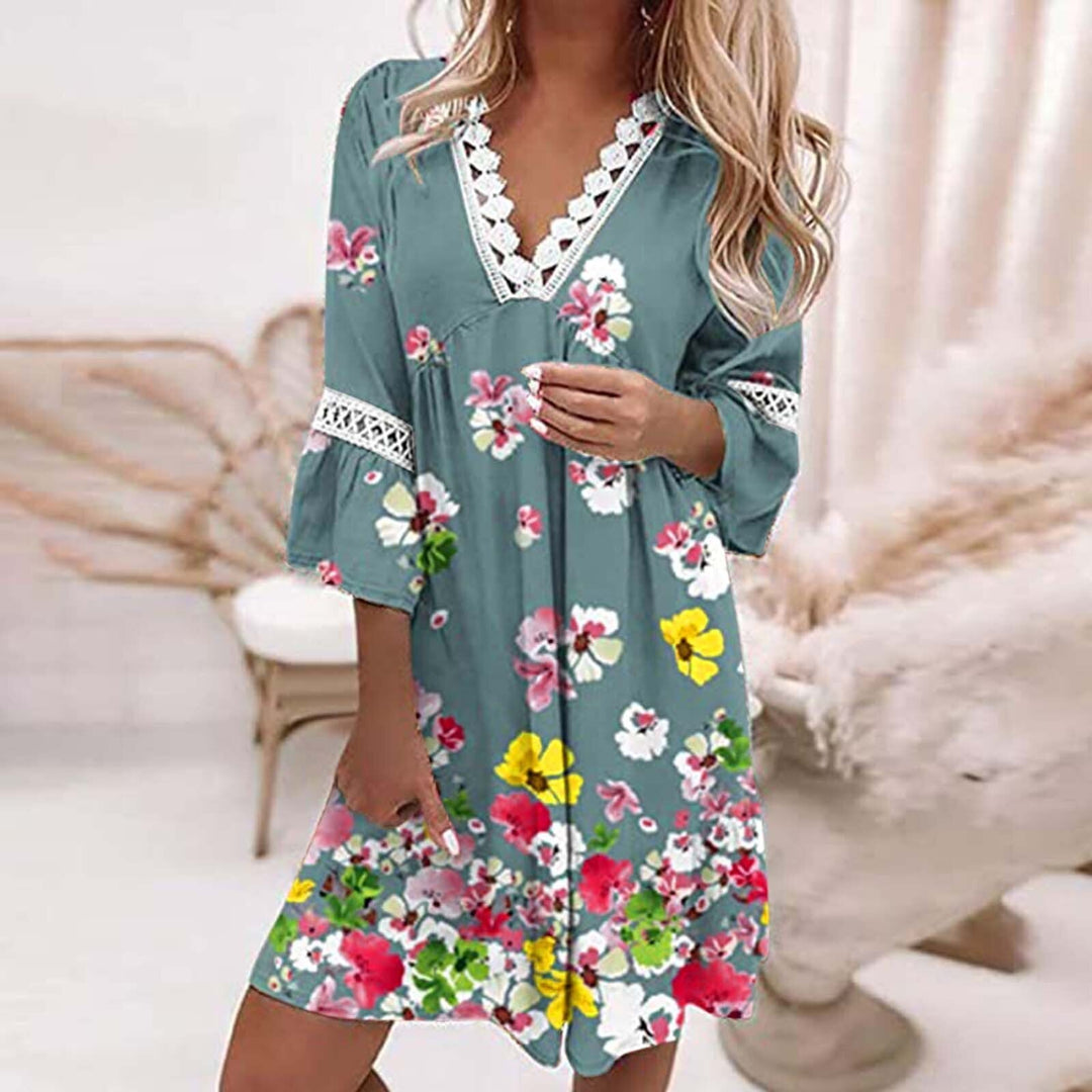 Annika | Elegantes Blumenkleid für Damen