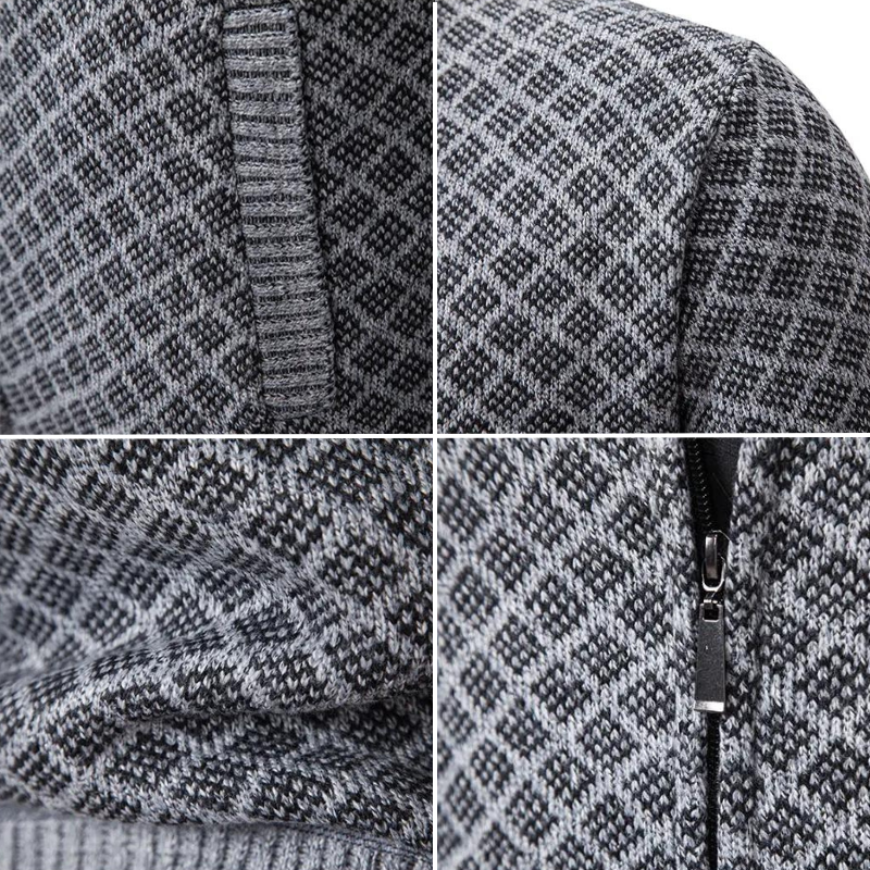 Ansbert | Gestrickter Rollkragenpullover für Herren