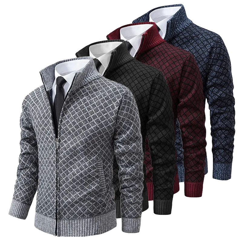 Ansbert | Gestrickter Rollkragenpullover für Herren