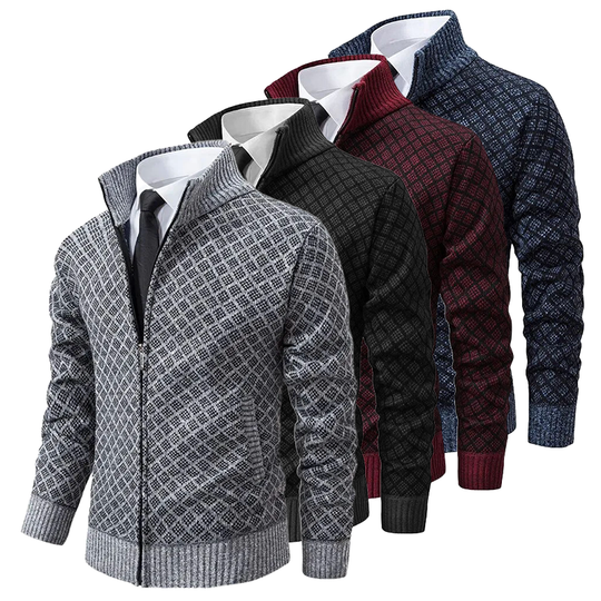 Ansbert | Gestrickter Rollkragenpullover für Herren