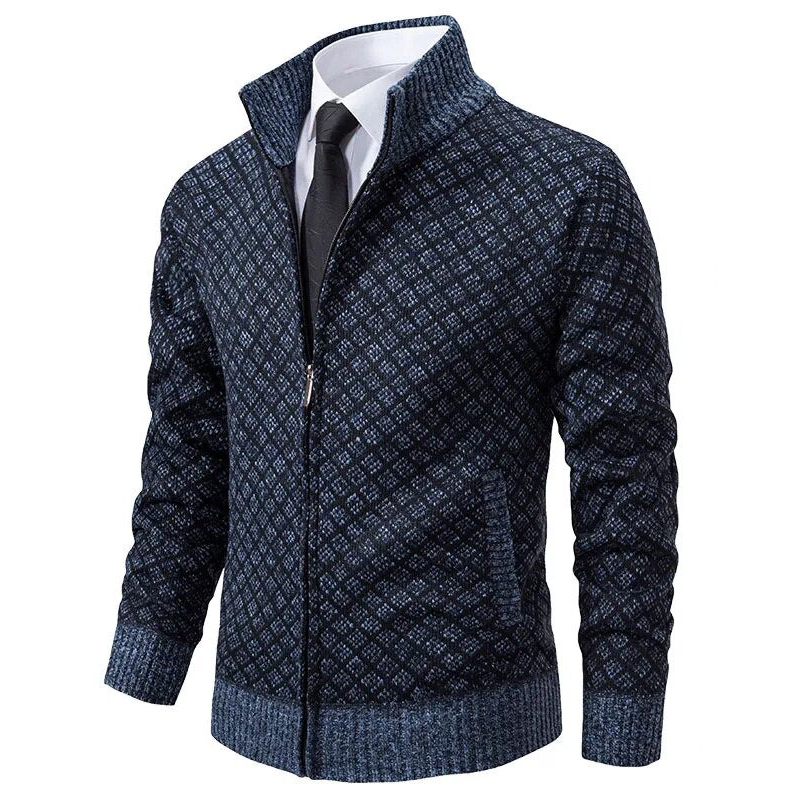 Ansbert | Gestrickter Rollkragenpullover für Herren