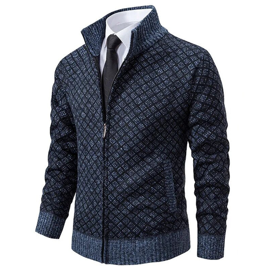 Ansbert | Gestrickter Rollkragenpullover für Herren