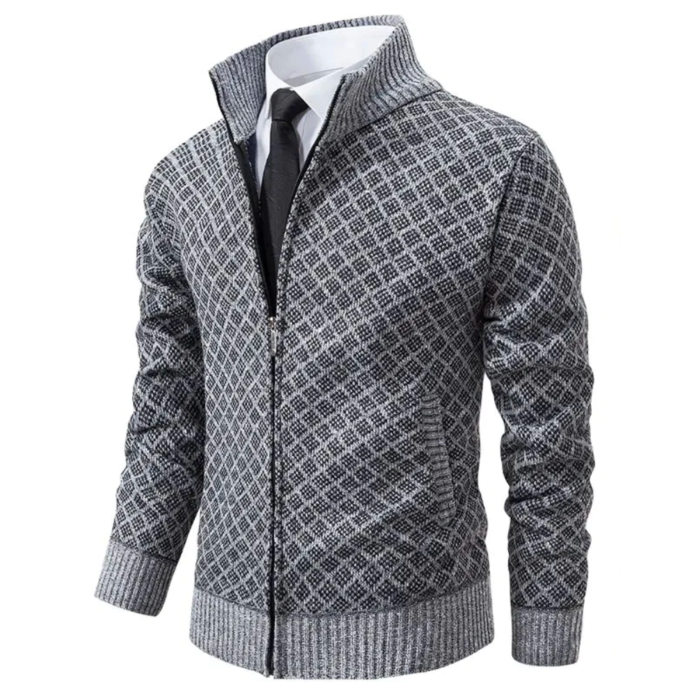 Ansbert | Gestrickter Rollkragenpullover für Herren